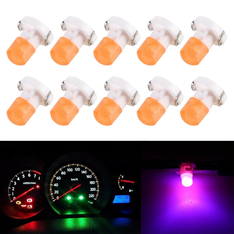 Lampadina per indicatore a grappolo di cruscotto con luce a LED per pannello strumenti a cuneo da 10 pezzi 2W T3, 2W T3, T3
