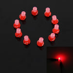 Lampadina per indicatore a grappolo di cruscotto con luce a LED per pannello strumenti a cuneo da 10 pezzi 2W T3, 2W T3, T3