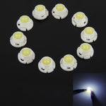 10PCS 2W T4.7 Wedge Cruscotto LED Cruscotto Indicatore Cluster Lampadina, 2W  T4.7, 2W T4.7