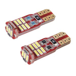 Lampada per luci di ingombro per auto, 2 pezzi T10 2W 100LM 6000K 12 LED SMD-4014, DC 12V, 12 SMD-4014 LEDs
