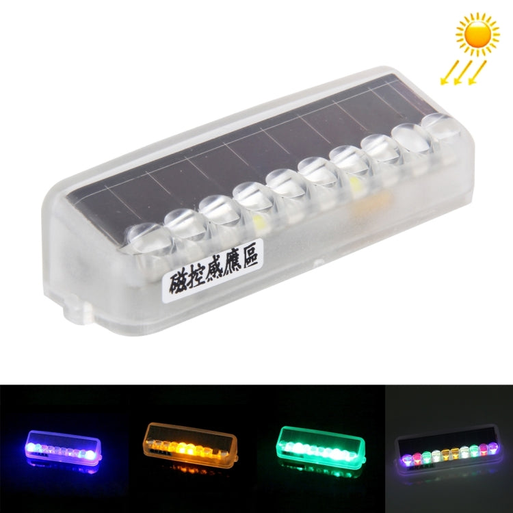 Car Styling Solar Warning Flash LED Luce decorativa anti-collisione, Decorative Light