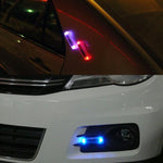 Car Styling Solar Warning Flash LED Luce decorativa anti-collisione, Decorative Light