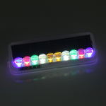 Car Styling Solar Warning Flash LED Luce decorativa anti-collisione, Decorative Light