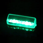 Car Styling Solar Warning Flash LED Luce decorativa anti-collisione, Decorative Light