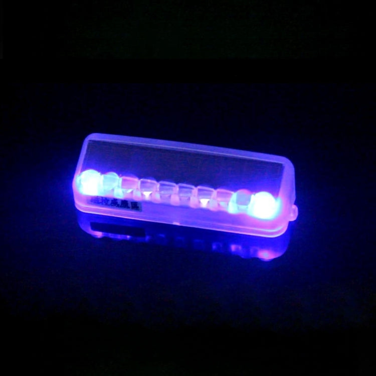 Car Styling Solar Warning Flash LED Luce decorativa anti-collisione, Decorative Light