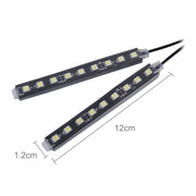 Lampada al neon 2 in 1 da 4,5 W 18 SMD-5050-LED RGB per interni auto, decorazione per pavimenti, atmosfera, lampada al neon, DC 12V, 2 in 1 4.5W (Pink Light), 2 in 1 4.5W (White Light)