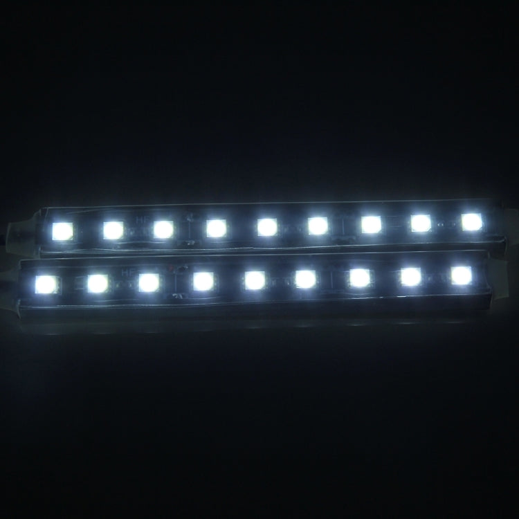 Lampada al neon 2 in 1 da 4,5 W 18 SMD-5050-LED RGB per interni auto, decorazione per pavimenti, atmosfera, lampada al neon, DC 12V, 2 in 1 4.5W (Pink Light), 2 in 1 4.5W (White Light)