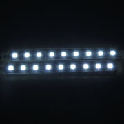 Lampada al neon 2 in 1 da 4,5 W 18 SMD-5050-LED RGB per interni auto, decorazione per pavimenti, atmosfera, lampada al neon, DC 12V, 2 in 1 4.5W (Pink Light), 2 in 1 4.5W (White Light)