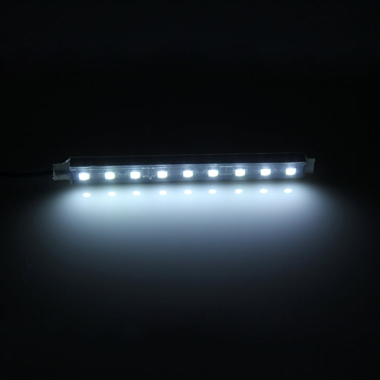 Lampada al neon 2 in 1 da 4,5 W 18 SMD-5050-LED RGB per interni auto, decorazione per pavimenti, atmosfera, lampada al neon, DC 12V, 2 in 1 4.5W (Pink Light), 2 in 1 4.5W (White Light)