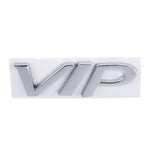 Adesivo per auto in metallo brillante a forma VIP, Letter