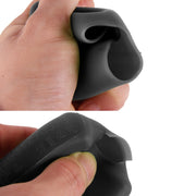 Clip per cintura di sicurezza per auto in gomma sicura, copertura protettiva con fibbie di bloccaggio, Black, Orange, Green, Blue, Red, Yellow