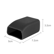 Clip per cintura di sicurezza per auto in gomma sicura, copertura protettiva con fibbie di bloccaggio, Black, Orange, Green, Blue, Red, Yellow