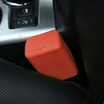 Clip per cintura di sicurezza per auto in gomma sicura, copertura protettiva con fibbie di bloccaggio, Black, Orange, Green, Blue, Red, Yellow