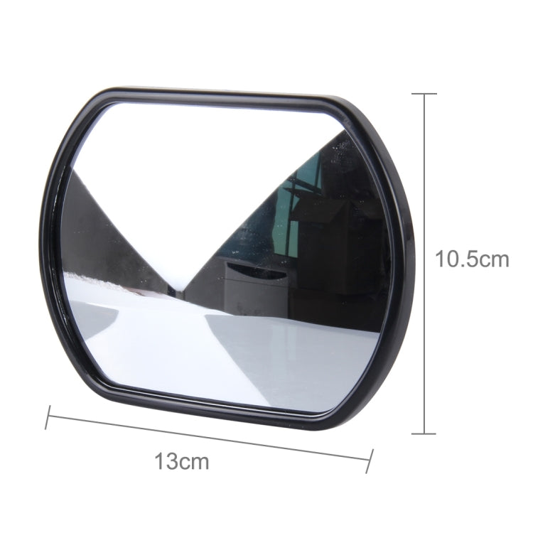 3R-025 Specchietto retrovisore grandangolare per punto cieco del camion, dimensioni: 14 cm × 10,5 cm, 3R-025 (Black)