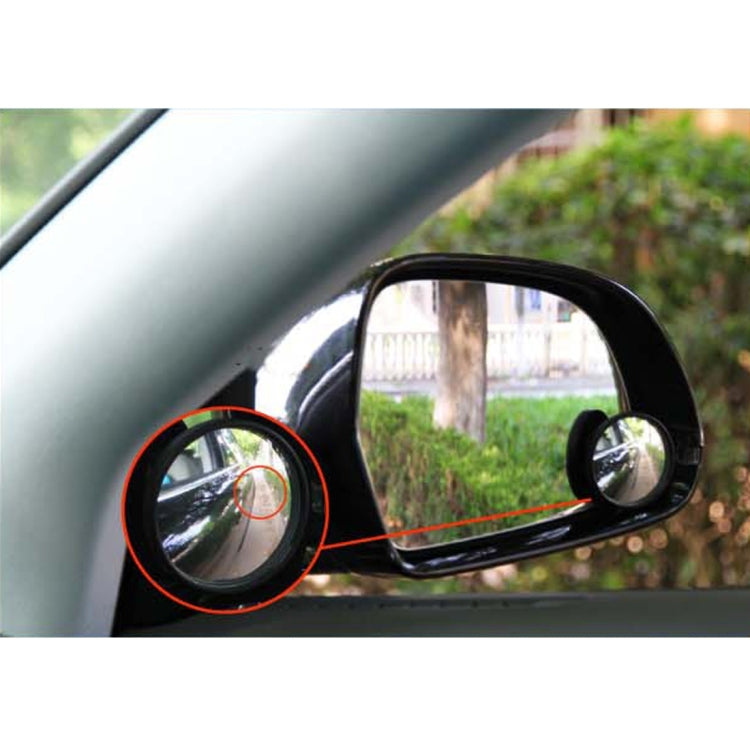 3R-035 Specchietto retrovisore grandangolare per punto cieco dell'auto, diametro: 5 cm, 3R-035  (Black)