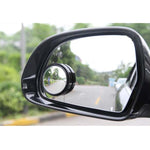 3R-035 Specchietto retrovisore grandangolare per punto cieco dell'auto, diametro: 5 cm, 3R-035  (Black)