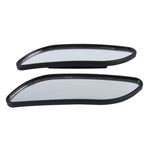 3R-067 2 PZ Punto cieco per auto e specchietto retrovisore grandangolare regolabile, 3R-067 (Black)