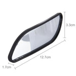 3R-067 2 PZ Punto cieco per auto e specchietto retrovisore grandangolare regolabile, 3R-067 (Black)