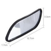 3R-067 2 PZ Punto cieco per auto e specchietto retrovisore grandangolare regolabile, 3R-067 (Black)