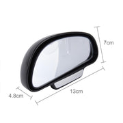 3R-092 Specchietto regolabile grandangolare per punto cieco dell'auto, retrovisore destro, 3R-092, 3R-092 (Black)