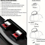 3R-092 Specchietto regolabile grandangolare per punto cieco dell'auto, retrovisore destro, 3R-092, 3R-092 (Black)