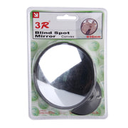 3R-098 Specchietto retrovisore grandangolare per punto cieco dell'auto, diametro: 9,8 cm, 3R-098 (Black)