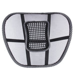 Tappetino per cuscino per la vita da massaggio traspirante in maglia di latte di ghiaccio universale per stagione auto, Car Waist Pillow Mat