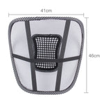 Tappetino per cuscino per la vita da massaggio traspirante in maglia di latte di ghiaccio universale per stagione auto, Car Waist Pillow Mat
