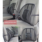 Tappetino per cuscino per la vita da massaggio traspirante in maglia di latte di ghiaccio universale per stagione auto, Car Waist Pillow Mat