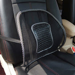 Tappetino per cuscino per la vita da massaggio traspirante in maglia di latte di ghiaccio universale per stagione auto, Car Waist Pillow Mat