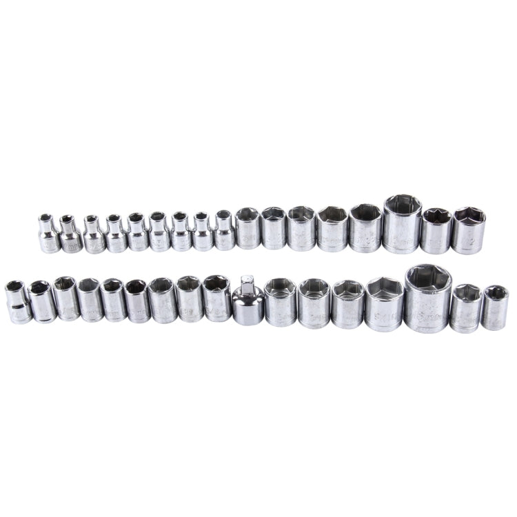 AIWA 40 Pezzi Cassetta degli Attrezzi per Auto Moto Set di Chiavi a Bussola per Manicotti Hardware Strumenti di Riparazione Auto Auto Chiavi a Bussola per Riparazione o Manutenzione Precisa, 40 PCS