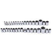 AIWA 40 Pezzi Cassetta degli Attrezzi per Auto Moto Set di Chiavi a Bussola per Manicotti Hardware Strumenti di Riparazione Auto Auto Chiavi a Bussola per Riparazione o Manutenzione Precisa, 40 PCS