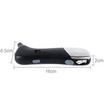 Martello di sicurezza multifunzione con manometro digitale 9 in 1 con coltellino svizzero stile, torcia elettrica e luce di sicurezza rossa, kit di attrezzi da esterno, 9 in 1