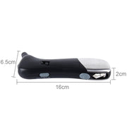 Martello di sicurezza multifunzione con manometro digitale 9 in 1 con coltellino svizzero stile, torcia elettrica e luce di sicurezza rossa, kit di attrezzi da esterno, 9 in 1