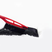 Pala da neve ad alta resistenza per auto 2 in 1 con spazzola per scopa per gelo di neve e raschietto per ghiaccio, 2 in 1