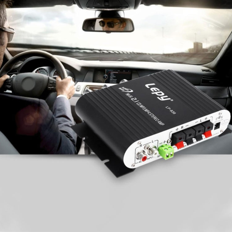 2.1CH Car HIFI Subwoofer Amplifier Audio Support MP3