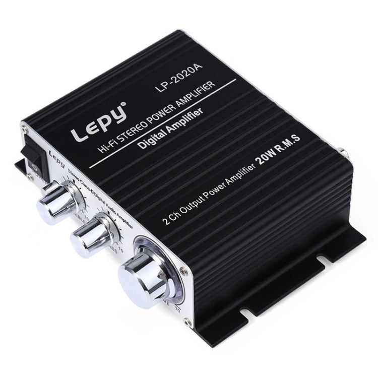 LP-2020A Car/Home HIFI Audio Amplifier, Support MP3, UK Plug with 3A Power Supply, UK Plug