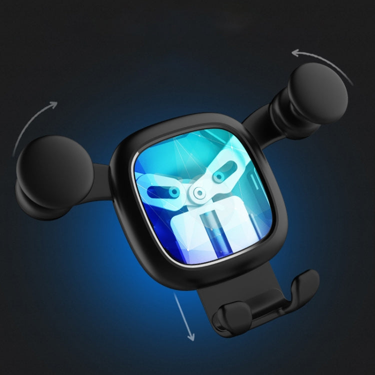 Supporto per telefono da auto per presa d'aria per cartoni animati a gravità con motivo Big Eyes, Big Eyes(Black), Big Eyes(Silver)