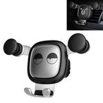 Supporto per telefono da auto per presa d'aria per cartoni animati a gravità con motivo Big Eyes, Big Eyes(Black), Big Eyes(Silver)