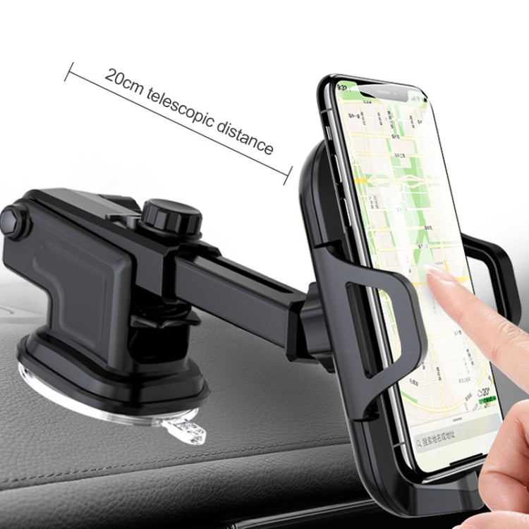 Supporto per telefono da auto con supporto a ventosa per telaio di navigazione per veicoli multifunzione, Suction Cup Mount Phone Holder (Black), Suction Cup  Mount Phone Holder (Blue)
