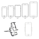 Supporto per telefono da auto per cruscotto con cornice di navigazione per veicolo multifunzione, con presa d'aria, Phone Holder With Air Outlet