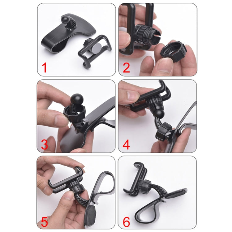 Supporto per telefono da auto per cruscotto con cornice di navigazione per veicolo multifunzione, con presa d'aria, Phone Holder With Air Outlet
