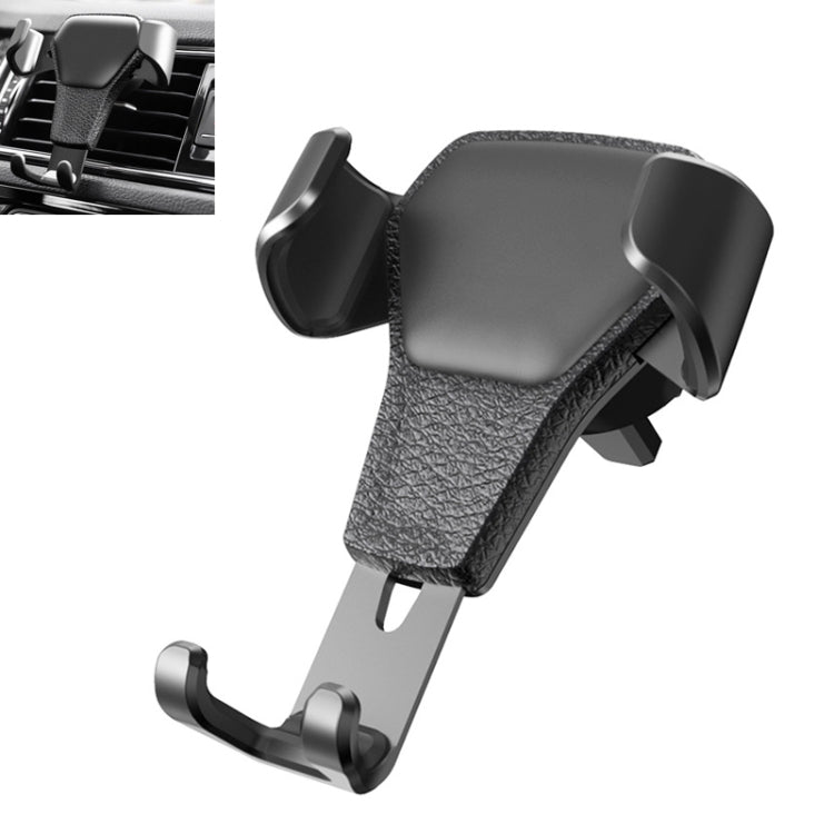 Supporto per telefono da auto con supporto per gravità Litchi Texture, Litchi Texture(Black), Litchi Texture(White)