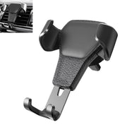 Supporto per telefono da auto con supporto per gravità Litchi Texture, Litchi Texture(Black), Litchi Texture(White)