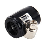 AN6 Accessori per auto in alluminio per prestazioni Adattatore per finitura tubo nitrito Adattatore Fascetta stringitubo intrecciata in nylon Finitura nera, AN6