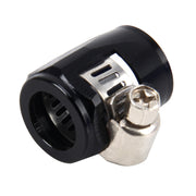 AN6 Accessori per auto in alluminio per prestazioni Adattatore per finitura tubo nitrito Adattatore Fascetta stringitubo intrecciata in nylon Finitura nera, AN6