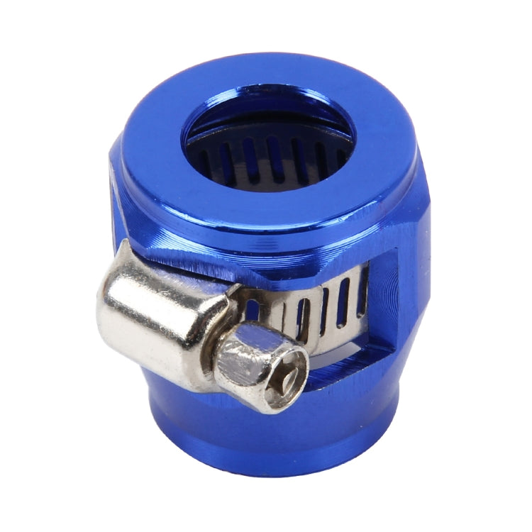 AN8 Accessori per auto in alluminio per prestazioni Adattatore per finitura tubo nitrito Adattatore Fascetta stringitubo intrecciata in nylon Finitura blu, AN8