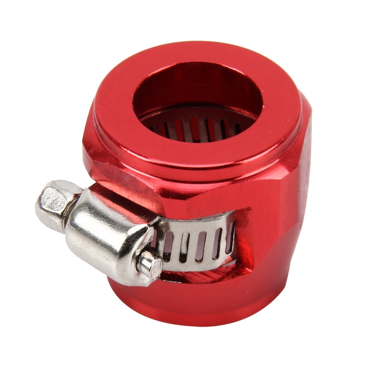 AN10 Accessori per auto in alluminio Adattatore per finitura tubo nitrito Adattatore Fascetta stringitubo intrecciata in nylon Finitura rossa, consegna colore casuale, AN10