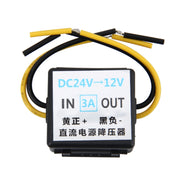 Trasformatore step-down per alimentazione auto CC da 24 V a 12 V, corrente di uscita nominale: 3 A, 3A Car Power Step-down Transformer
