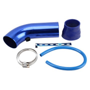 Tubo di aspirazione dell'aria universale Prese d'aria di flusso super potente Tubo di aspirazione dell'aria in alluminio corto da corsa a freddo con sistema di kit filtro a cono